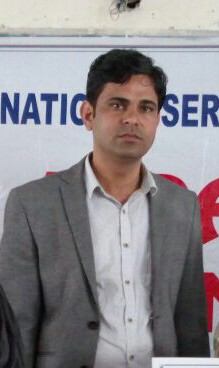 Chemistry professor conducting laboratory research